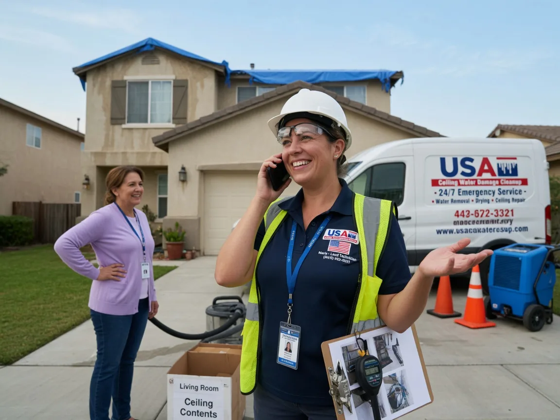 Ceiling Water Damage Restoration Mcleod, TX FAQs