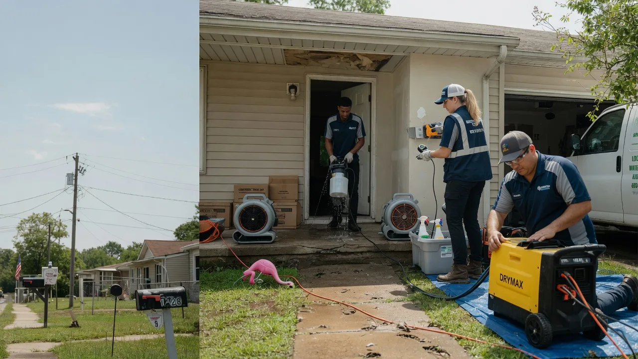 Storm Damage Water Removal in Mcleod, TX near me